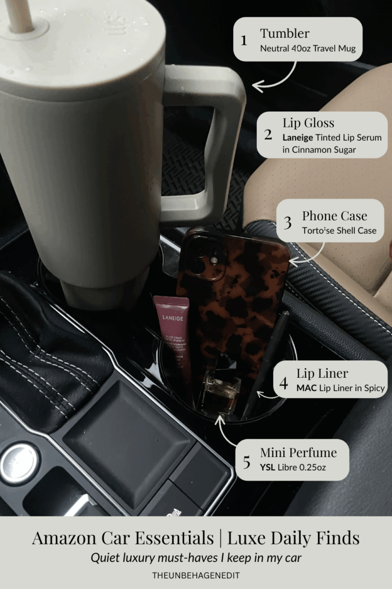 Quiet Everyday Luxury in My Console – All from Amazon