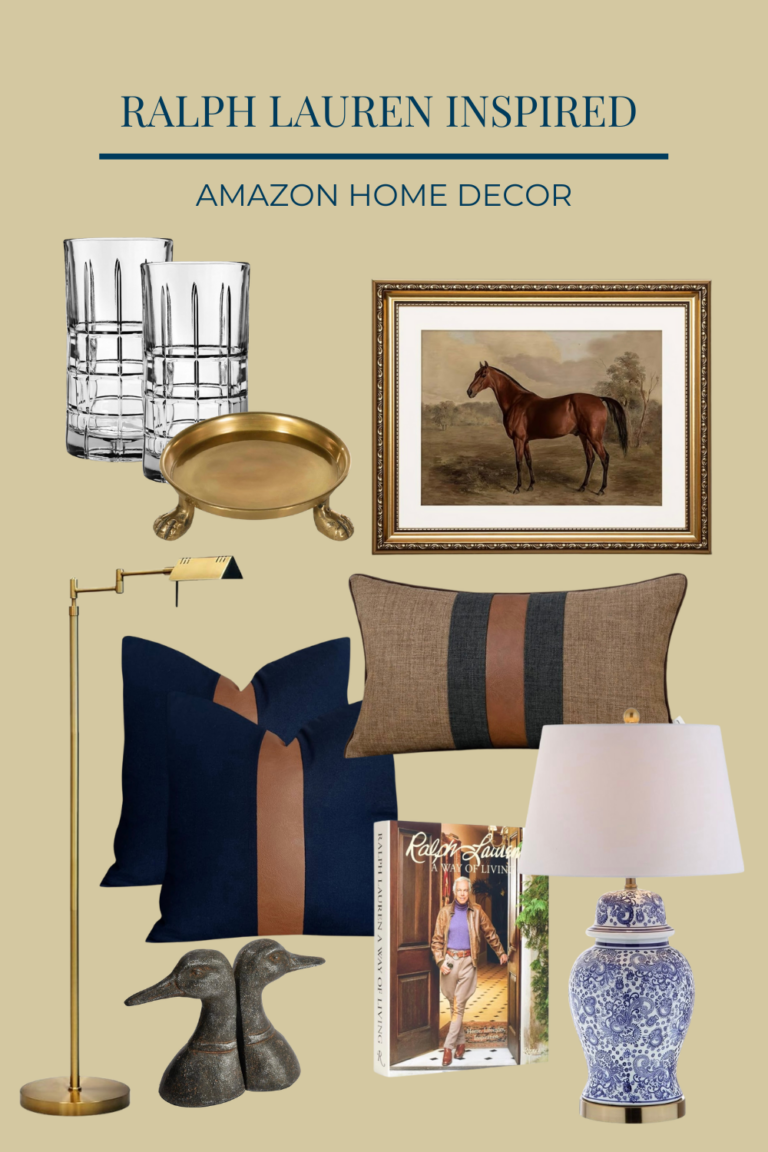Ralph Lauren Inspired Amazon Home Decor
